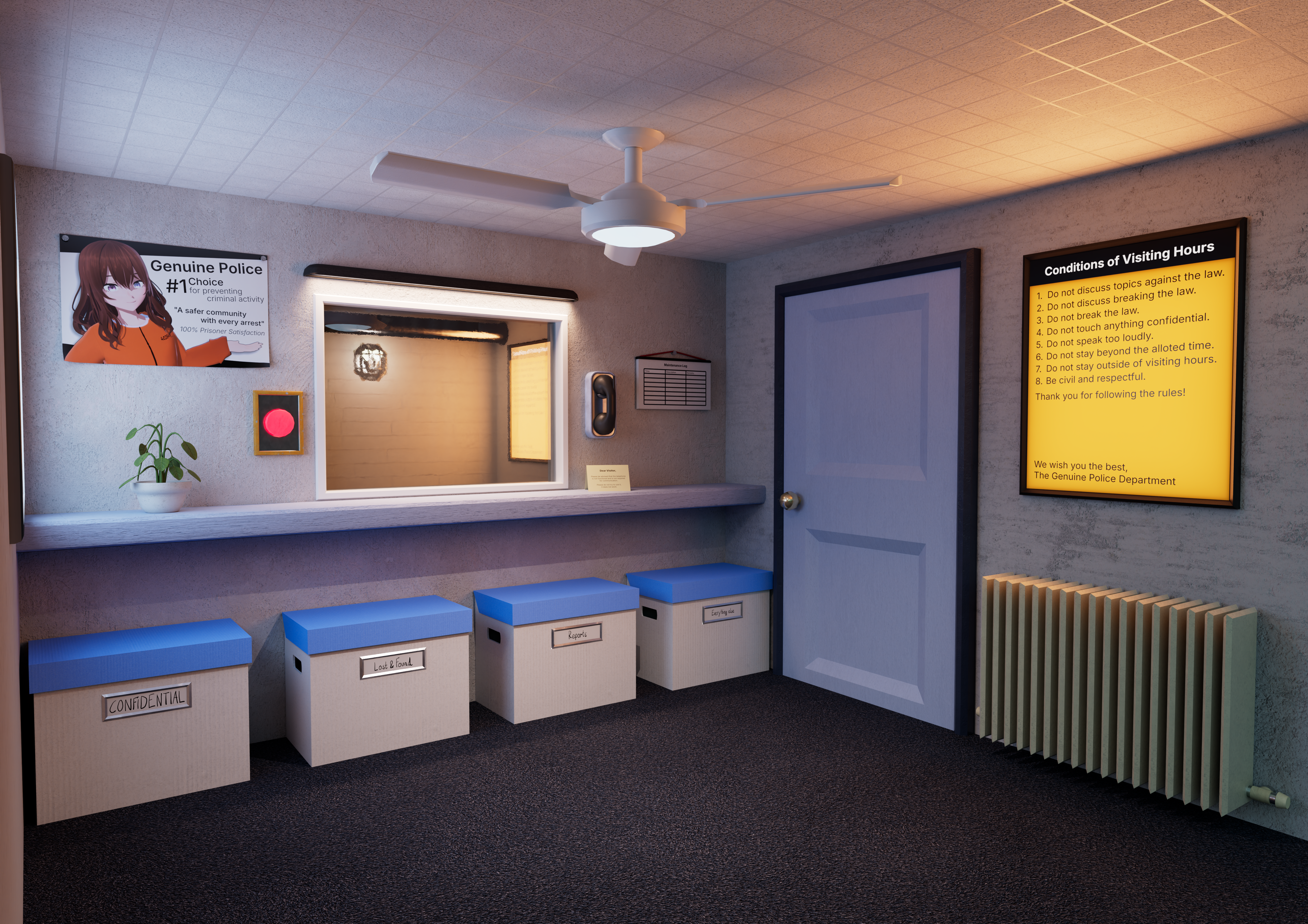 Holding cell environment